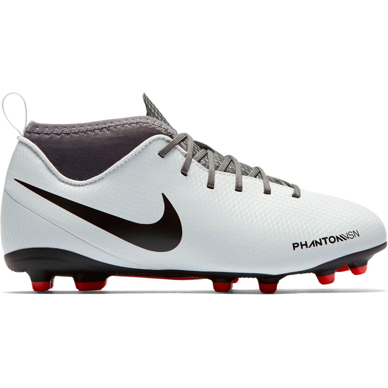 Nike Phantom Vsn Club Df Fg Mg Jr AO3288 060 futballcipő sokszínű fehér