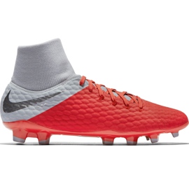 Nike Hypervenom 3 Academy Df Fg AQ9217 600 futballcipő sokszínű ezüst