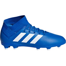Az adidas Nemeziz 18.3 Fg Jr DB2351 futballcipő sokszínű kék