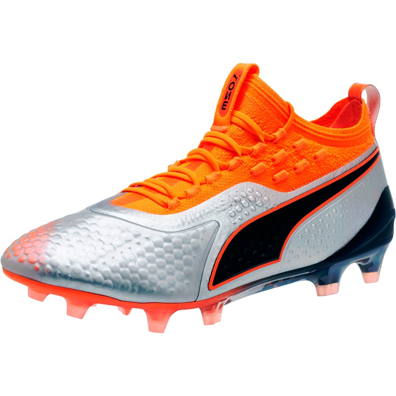 Puma One 1 Syn Fg Ag 104722 01 futballcipő narancssárga