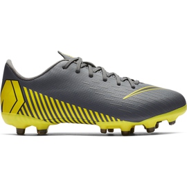 Nike Mercurial Vapor 12 Academy Mg Jr AH7347 070 futballcipő sokszínű szürke