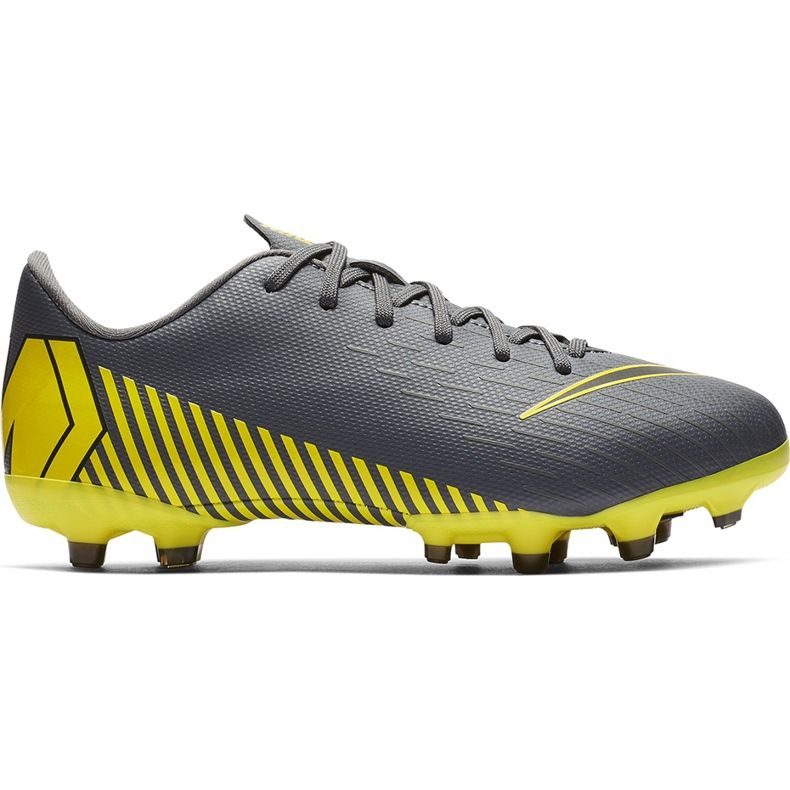 Nike Mercurial Vapor 12 Academy Mg Jr AH7347 070 futballcipő sokszínű szürke