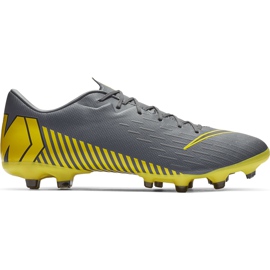 Nike Mercurial Vapor 12 Academy Mg AH7375 070 futballcipő fekete szürke