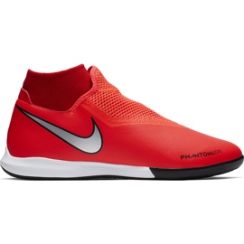 Nike Phantom Vsn Academy Df Ic AO3267 600 futballcipő sokszínű piros