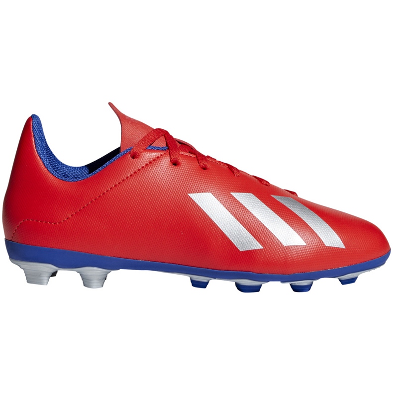Adidas X 18.4 FxG Jr piros BB9379 futballcipő sokszínű