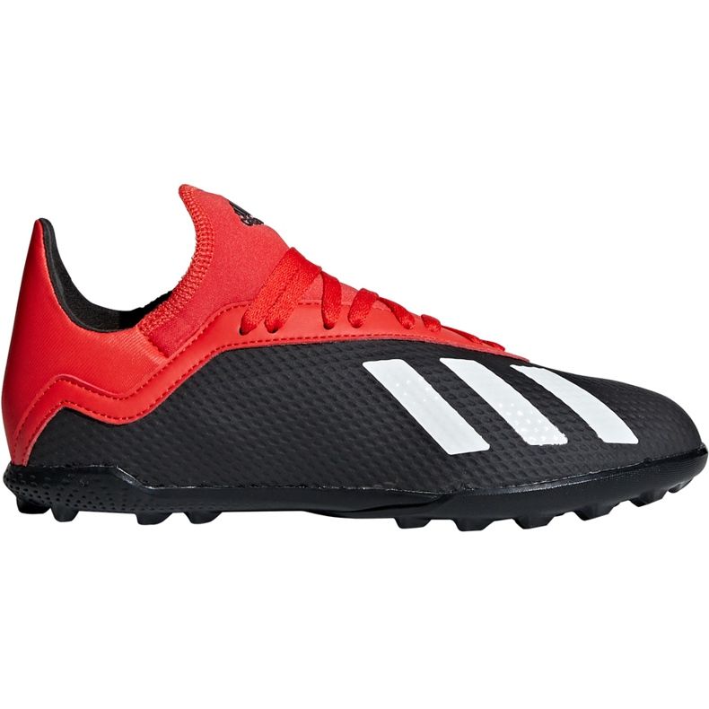 Adidas X 18.3 Tf Jr BB9402 futballcipő fekete fekete