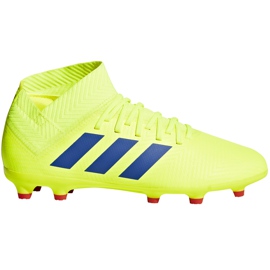 Adidas Nemeziz 18.3 Fg Jr sárga foci cipő CM8505
