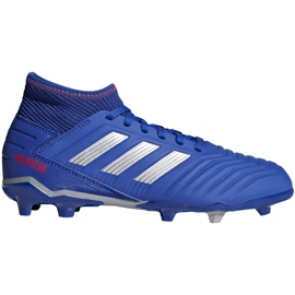 Futballcipő adidas Predator 19.3 Fg Jr blue CM8533 sokszínű kék
