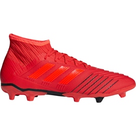 Adidas Predator 19.2 Fg D97940 futballcipő sokszínű piros