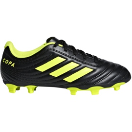 Adidas Copa 19.4 Fg Jr futballcipő fekete sárga D98088 sokszínű