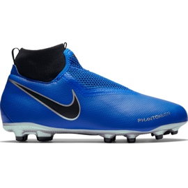 Nike Phantom Vsn Academy Df FG / MG Jr AO3287 400 futballcipő kék