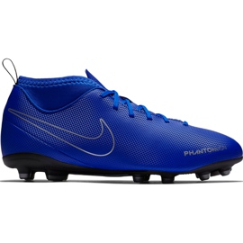 Nike Phantom Vsn Club Df Fg Mg Jr AO3288 400 futballcipő sokszínű kék