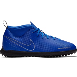 Nike Phantom Vsn Club Df Tf Jr AO3294 400 futballcipő sokszínű kék