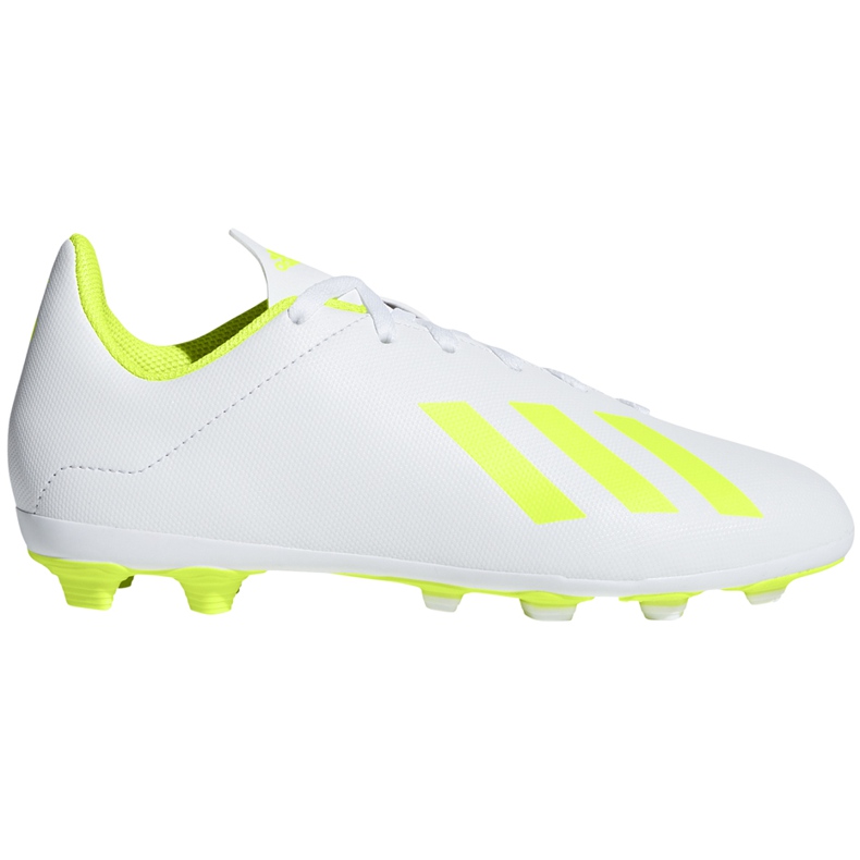 Adidas X 18.4 FxG Jr BB9380 futballcipő sokszínű fehér