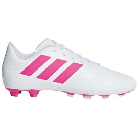 Adidas Nemeziz 18.4 FxG Jr CM8511 futballcipő sokszínű fehér