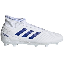 Adidas Predator 19.3 Fg Jr CM8535 futballcipő sokszínű fehér