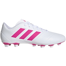 Adidas Nemeziz 18.4 FxG D97990 futballcipő sokszínű fehér