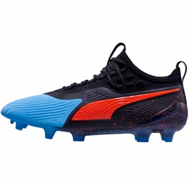 Puma One 19.1 Syn Fg Ag 105481 01 futballcipő fekete fekete