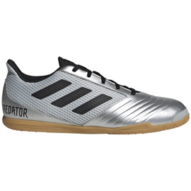 Futballcipő adidas Predator 19.4 In Sala ezüst F35630 sokszínű szürke