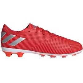 Adidas Nemeziz 19.4 FxG Jr piros futballcipő F99948 Adidas Nemeziz 19.4 FxG Jr piros futballcipő F99948