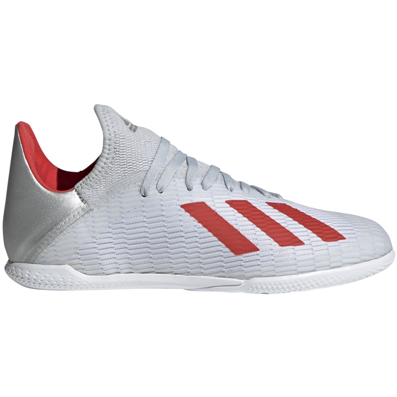 Futballcipő adidas X 19.3 In Jr. ezüst F35355 sokszínű szürke