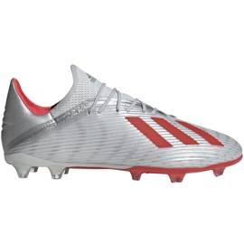 Futballcipő adidas X 19.2 Fg ezüst F35386 szürke szürke