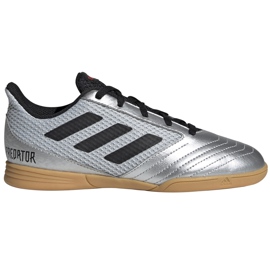 Futballcipő adidas Predator 19.4 In Sala Jr ezüst G25829 sokszínű szürke