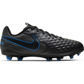 Nike Tiempo Legend 8 Academy FG / MG Junior AT5732 004 futballcipő fekete fekete