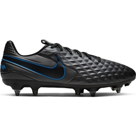 Nike Tiempo Legend 8 Academy Sg Pro Ac AT6014 004 futballcipő fekete fekete