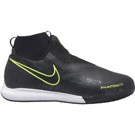 Nike Phantom Vsn Academy Df Ic Junior AO3290 007 futballcipő fekete fekete