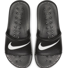 Nike Kawa Shower GS / PS fekete papucs BQ6831 001 fehér