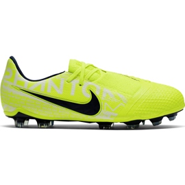 Nike Phantom Venom Elite Fg Junior AO0401 717 futballcipő sárga sárga