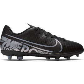 Nike Mercurial Vapor 13 Club FG / MG Junior AT8161 001 futballcipő fekete fekete