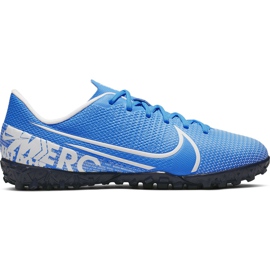 Nike Mercurial Vapor 13 Academy Tf Junior AT8145 414 futballcipő kék kék