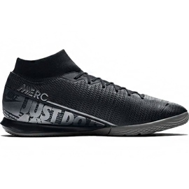 Nike Mercurial Superfly 7 Academy Ic AT7975 001 futballcipő fekete fekete
