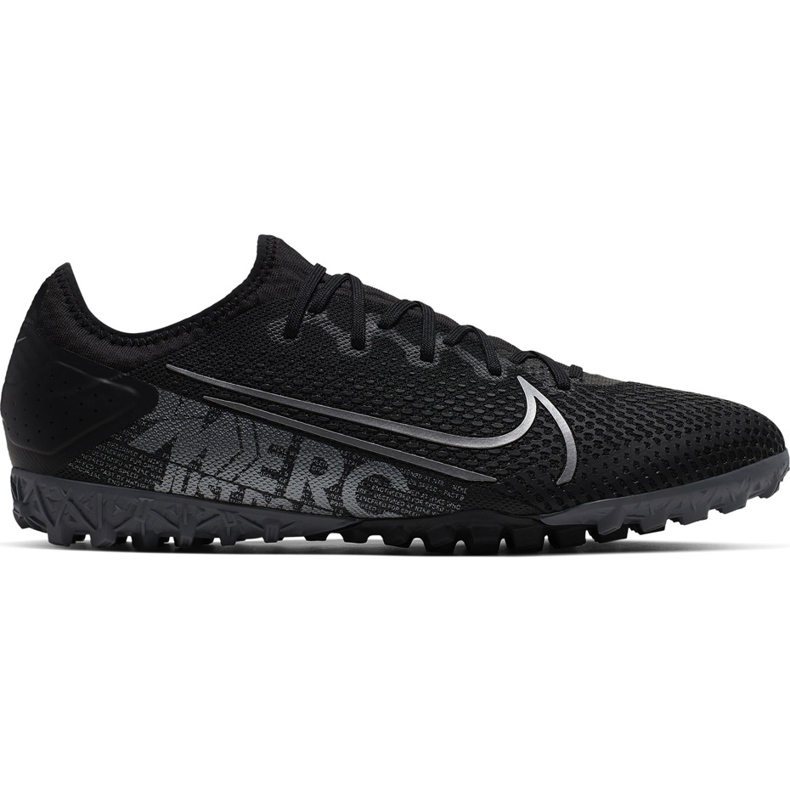 Nike Mercurial Vapor 13 Pro Tf AT8004 001 futballcipő fekete fekete Nike Mercurial Vapor 13 Pro Tf AT8004 001 futballcipő fekete fekete