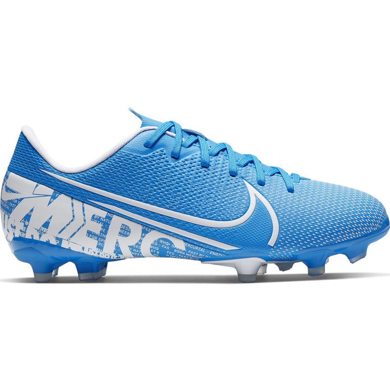 Nike Mercurial Vapor 13 Academy FG / MG Junior AT8123 414 futballcipő kék kék