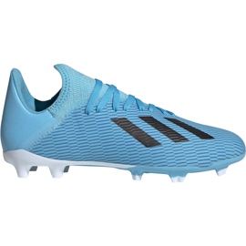 Futballcipő adidas X 19.3 Fg Junior kék F35366 sokszínű