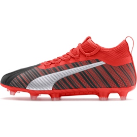 Futballcipő Puma One 5.2 Fg Ag piros fekete 105618 01 sokszínű