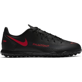 Nike Jr Phantom Gt Club Tf CK8483 060 futballcipő fekete fekete
