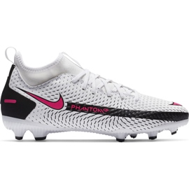 Nike Phantom Gt Academy Df FG / MG Junior CW6694 160 futballcipő fehér fehér