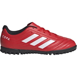 Adidas Copa 20.4 Tf piros Junior EF1925 futballcipő