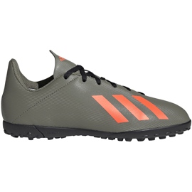 Zöld adidas X 19.4 Tf Jr futballcipő EF8378