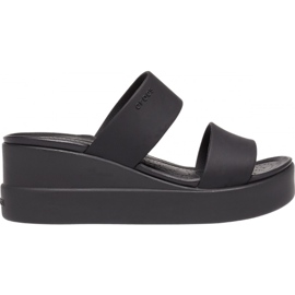 Crocs női papucs Brooklyn Mid Wedge W fekete 206 219 060