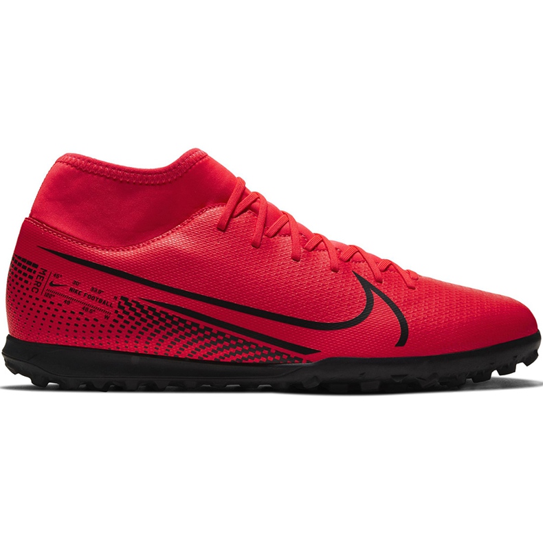 Nike Mercurial Superfly 7 Club Tf AT7980 606 futballcipő piros piros