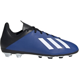 Adidas X 19.4 FxG Junior futballcipő kék-fekete EF1615