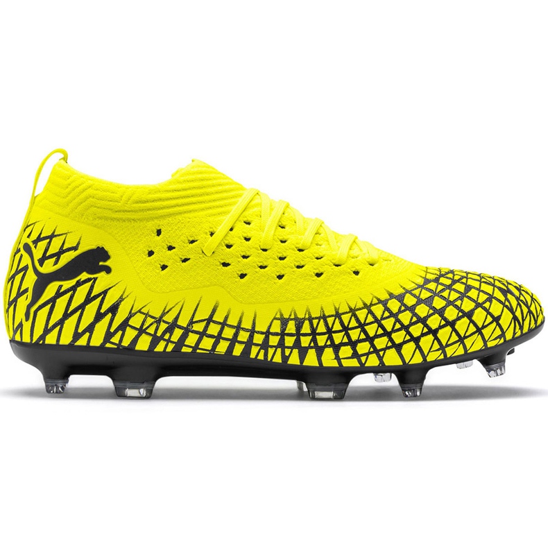 Futballcipő Puma Future 4.2 Netfit Fg Ag sárga-fekete 105611 03 Futballcipő Puma Future 4.2 Netfit Fg Ag sárga-fekete 105611 03