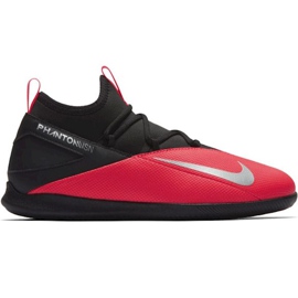 Nike Phantom Vsn 2 Club Df Ic Junior CD4072 606 futballcipő piros fekete