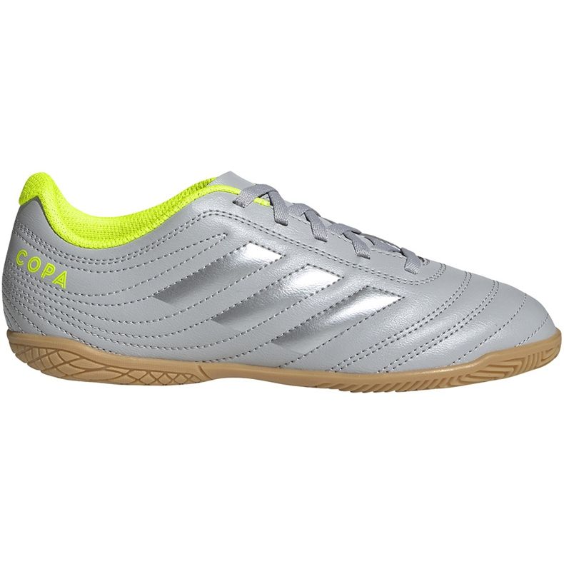 Adidas Copa 20.4 Jr EF8354 futballcipő szürke ezüst