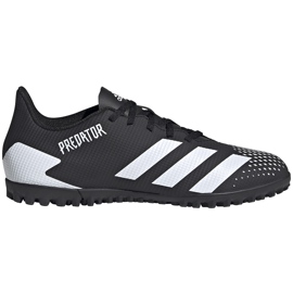 Adidas Predator 20.4 Tf FW9205 futballcipő fekete fekete